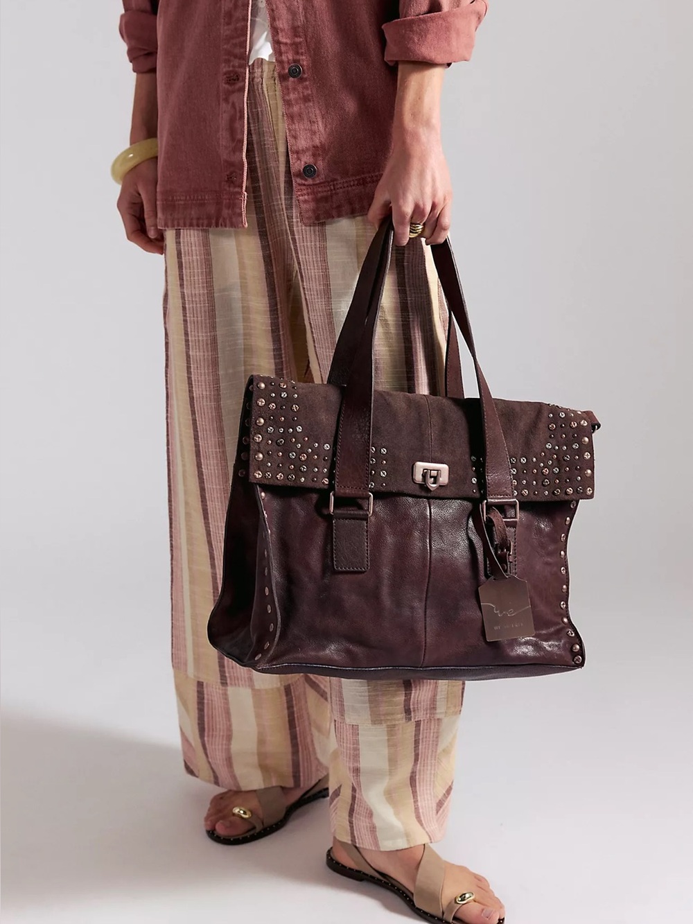 Free people We The Free Shay Stud Tote